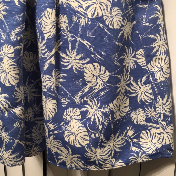 💠Baby blue💠and white linen skort romper - Picture 4 of 7